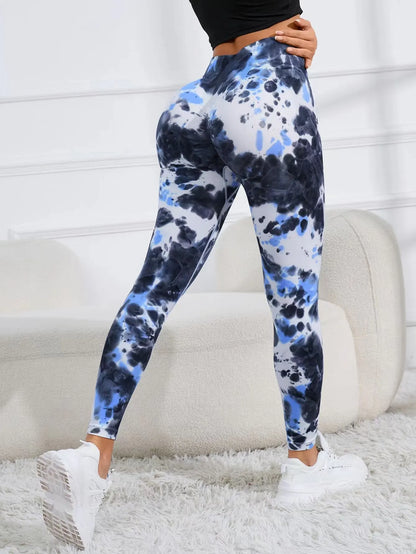 New 3D Print Tie Dye Sports Leggings