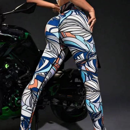 New 3D Print Tie Dye Sports Leggings