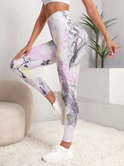 New 3D Print Tie Dye Sports Leggings