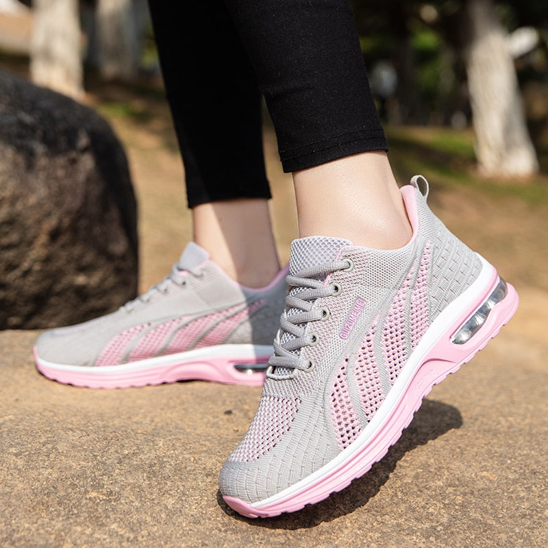 Mesh Air Cushion Running Shoes