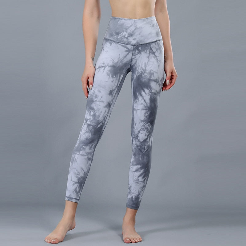 Lu-u Tie Dyed Yoga Pants