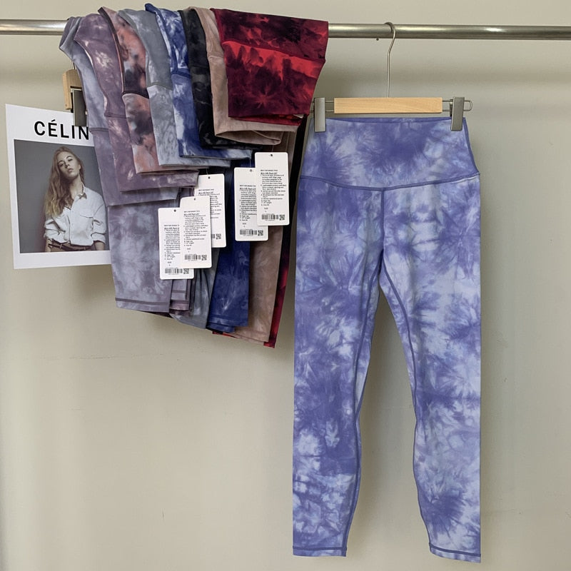 Lu-u Tie Dyed Yoga Pants