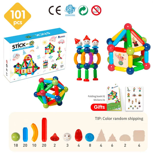 Romboss Magnetic Constructor Blocks 101PC Set