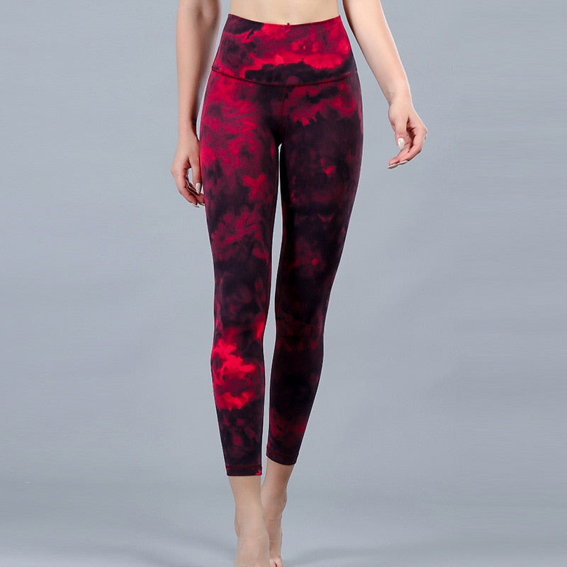 Lu-u Tie Dyed Yoga Pants