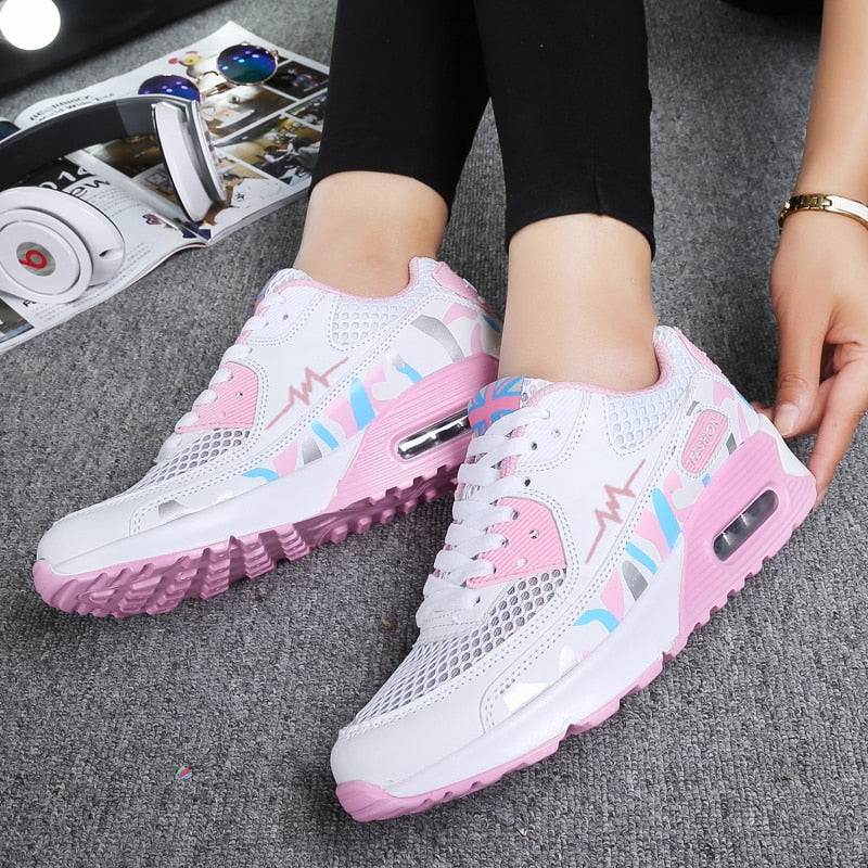 Air Cushion Woman Sports Shoes