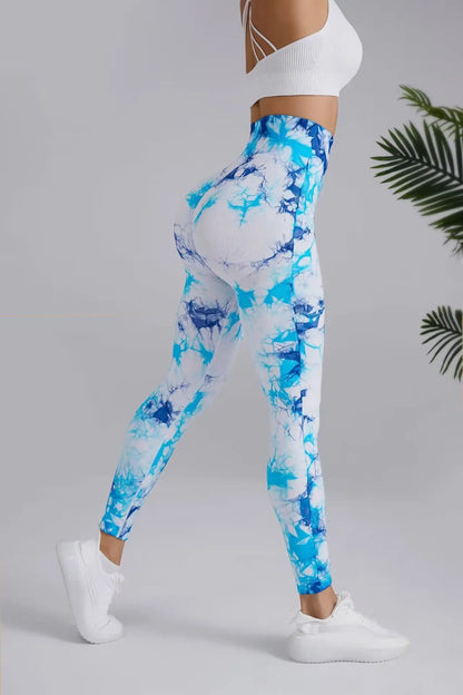 New 3D Print Tie Dye Sports Leggings