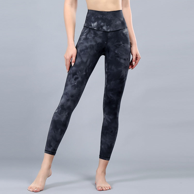 Lu-u Tie Dyed Yoga Pants