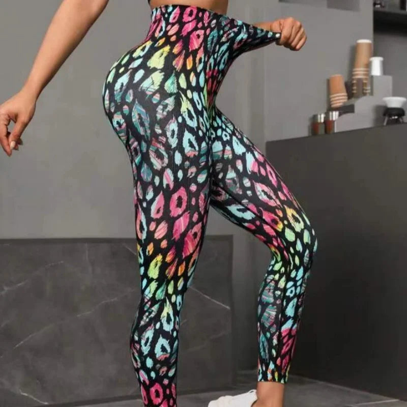 New 3D Print Tie Dye Sports Leggings