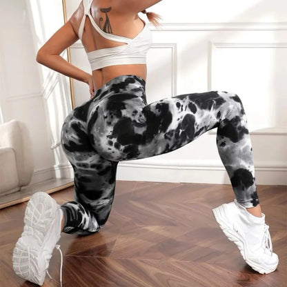 New 3D Print Tie Dye Sports Leggings