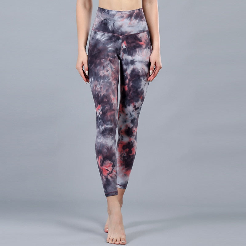 Lu-u Tie Dyed Yoga Pants