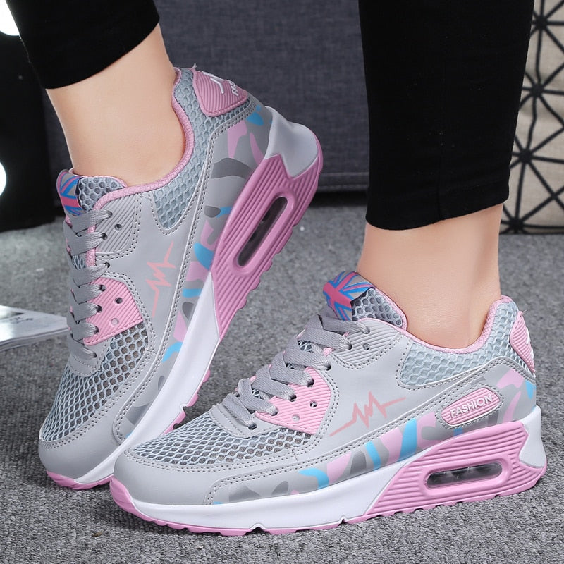 Air Cushion Woman Sports Shoes