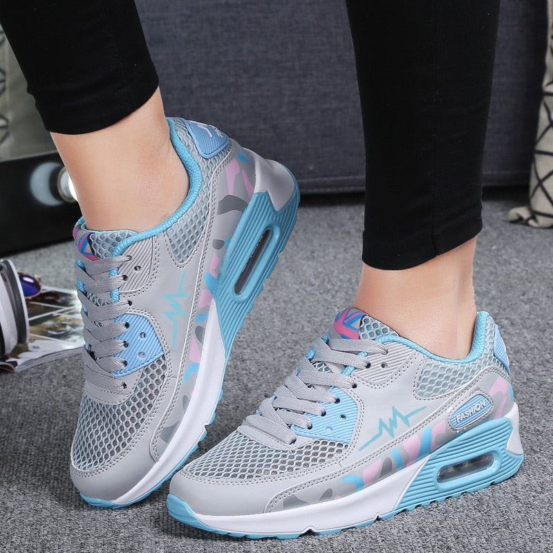 Air Cushion Woman Sports Shoes