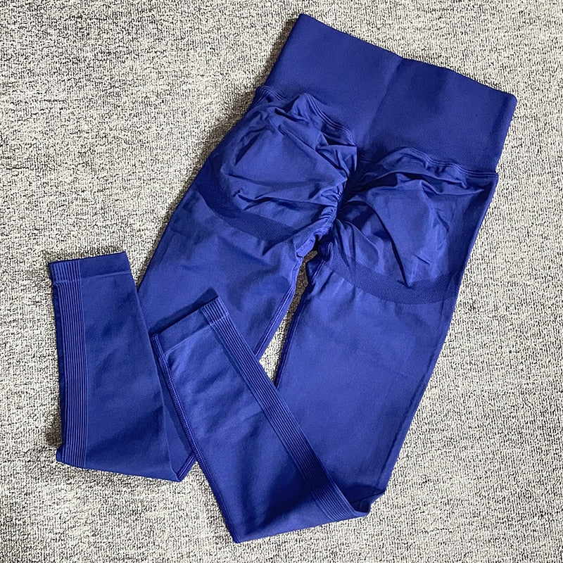 Seamless High Waist Yoga Scrunch Pants