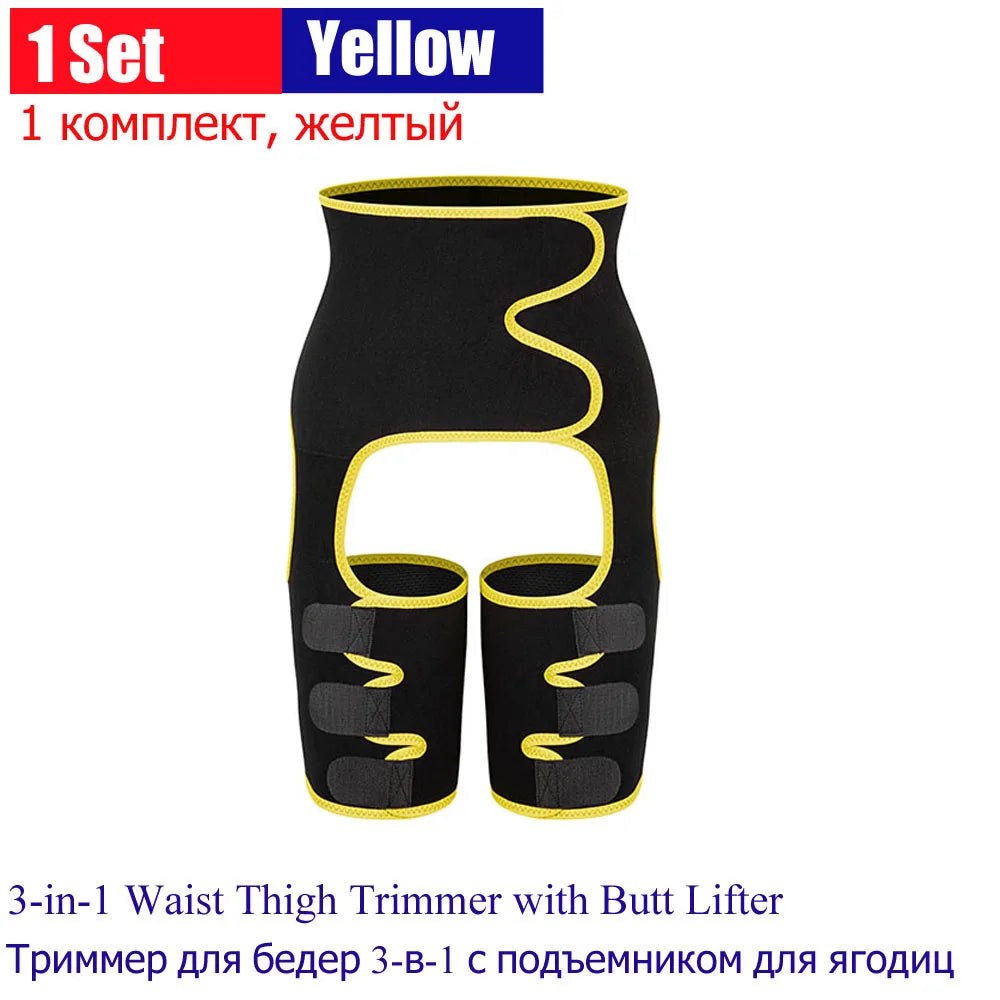 Sweat Waist Trainer and  Thigh Trimmer