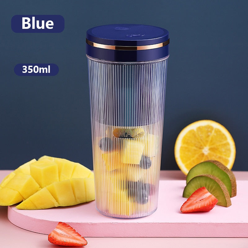 USB Chargeable Portable Blender.  Juicer, Smoothie Blender, and Mini Food Processor. Great for a quick blended fruit juice and multifunctional. - twobusybodies