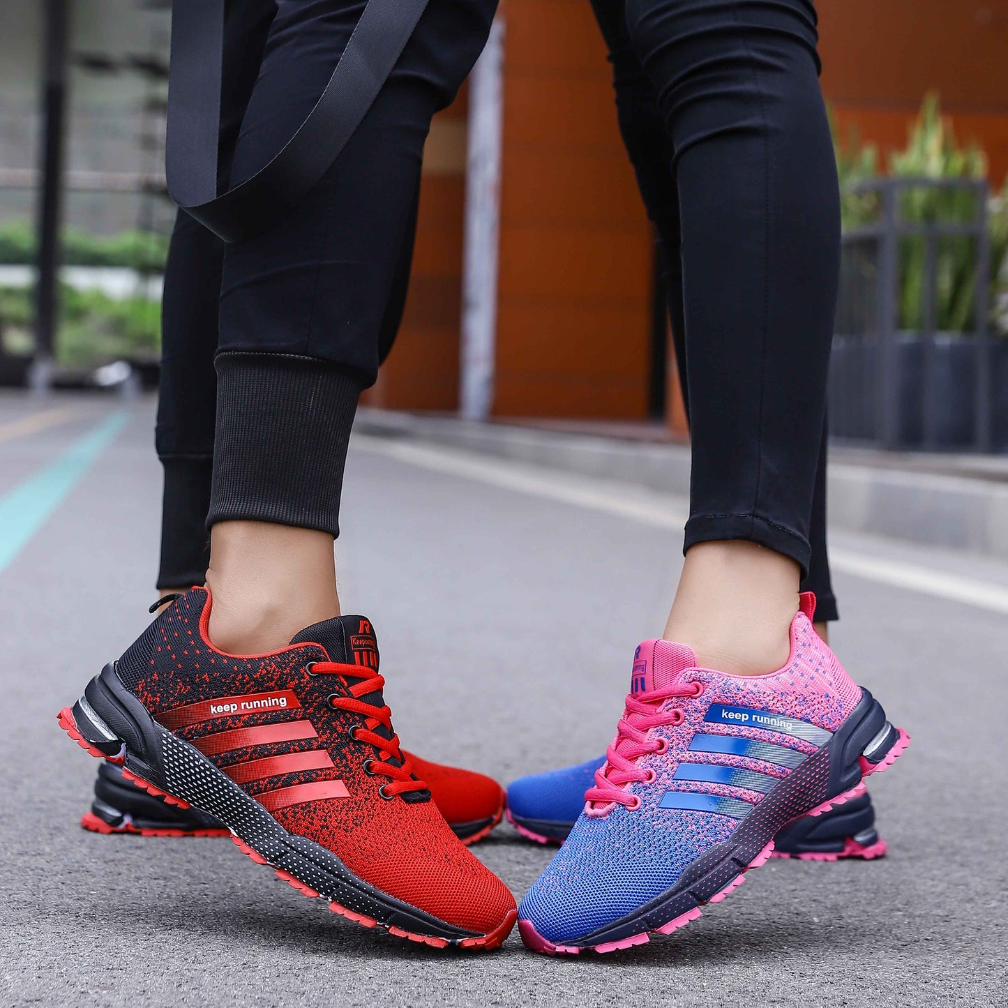 Women And Men Soft Running Footwear. Lightweight, Breathable, Massaging sneakers. good for Outdoor Jogging, Walking, and  Athletic Training - twobusybodies