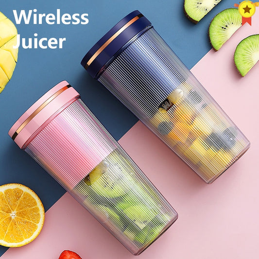 USB Chargeable Portable Blender.  Juicer, Smoothie Blender, and Mini Food Processor. Great for a quick blended fruit juice and multifunctional. - twobusybodies