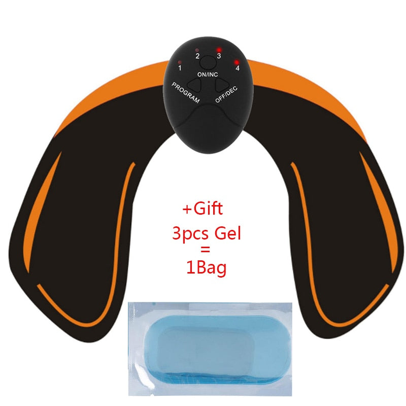 Electric Muscle Stimulator (EMS). This bundle includes a Hip, Buttocks trainer, an abdominal, and triceps stimulator. - twobusybodies