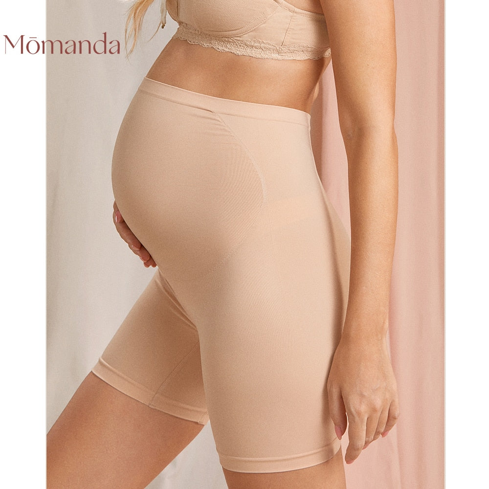 MOMANDA Seamless Maternity Shapewear. High Waist underwear, Breathable, supports Belly and is comfortable. For women of all sizes, seamless to wear under clothing. - twobusybodies