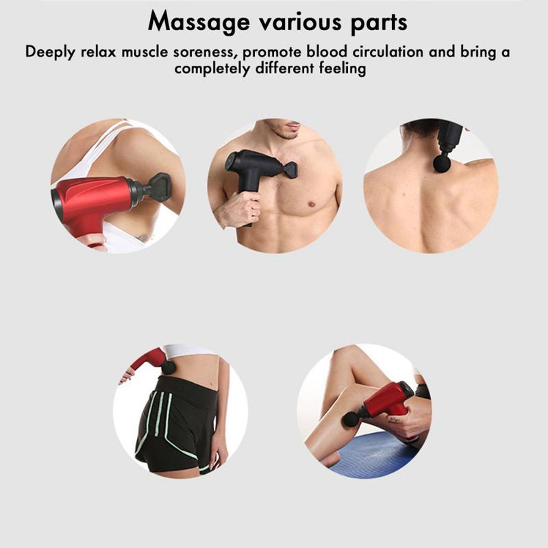 Massage Gun.  Muscle Relaxation Electric Massager with Noise Reduction Design For Males/Females alike. - twobusybodies