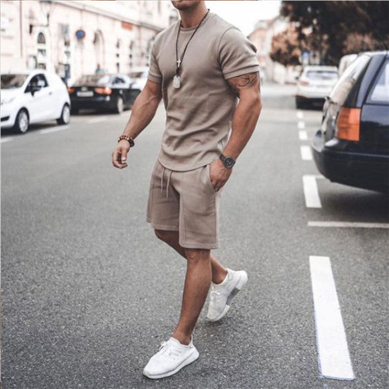 Men Casual Summer Shorts Set