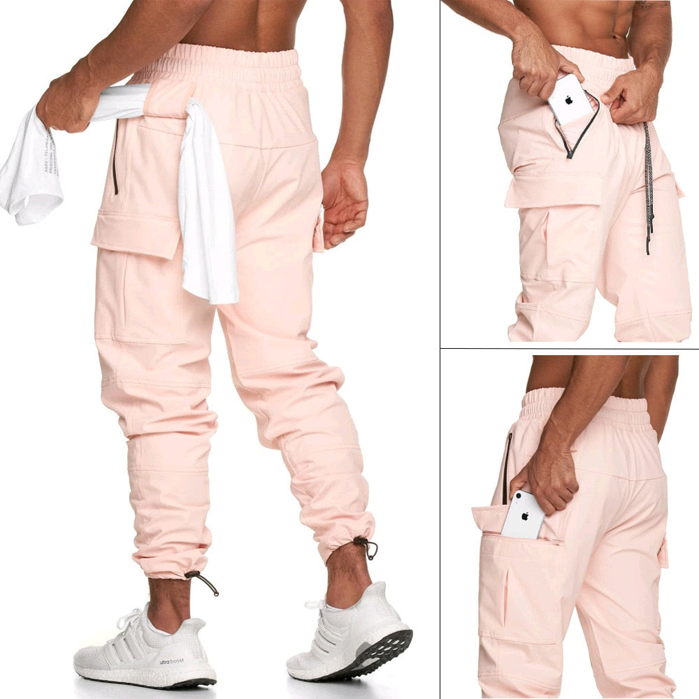 Running Workout Pants. Waterproof, jogging, sweatpants, that can be Beach Shorts. Quick-Drying Fitness  Clothing for Men. - twobusybodies