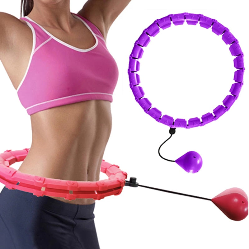 Abdominal Training Hoops. Waist Exercise, Adjustable pieces, and Guaranteed Weight Loss - twobusybodies