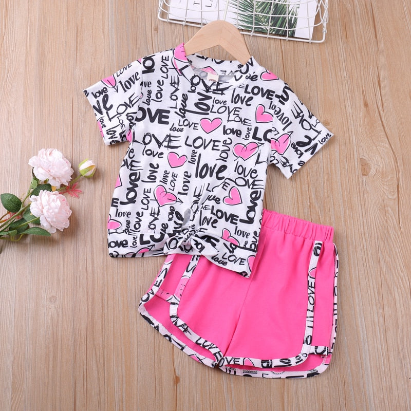 Girls Summer 2Pcs Outfits