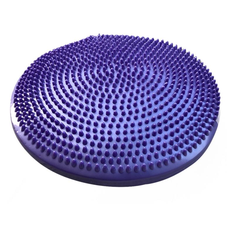 Yoga Massage Balance cushion. Disk-like structure, Thick Fitness half ball. Equipment for Ankle Rehabilitation. - twobusybodies