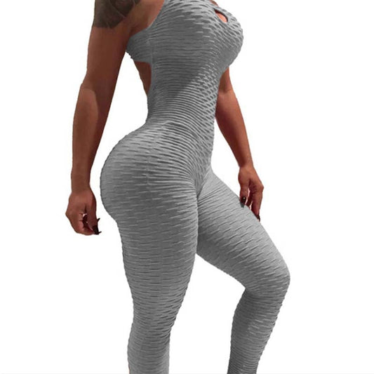 Women Fitness set.  Sexy Sleeveless, Backless, made with breathable material and fashionable. - twobusybodies