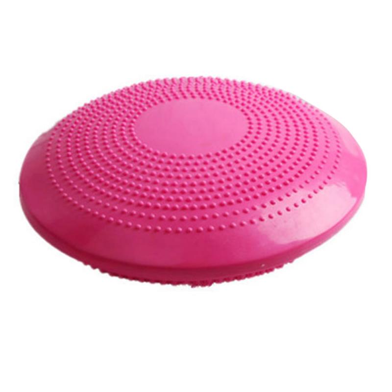 Yoga Massage Balance cushion. Disk-like structure, Thick Fitness half ball. Equipment for Ankle Rehabilitation. - twobusybodies