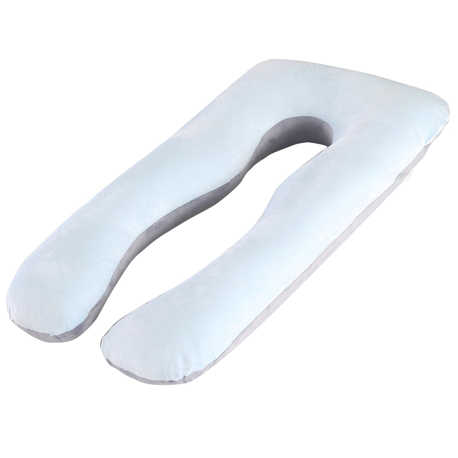 U shape Maternity Pillow. Pregnancy Body Pillow, Side Sleepers Bedding, and very comfortable while sleeping from any position. - twobusybodies