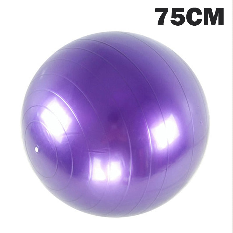 Yoga balance Balls. Used for stretching, a chair of some kind, relaxation, and support for pregnancy. - twobusybodies