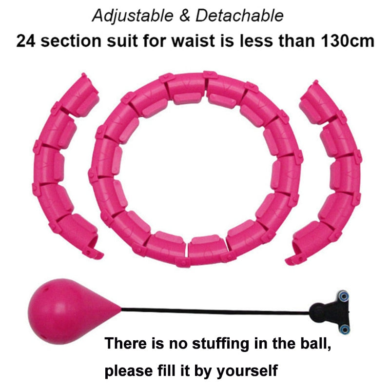 Abdominal Training Hoops. Waist Exercise, Adjustable pieces, and Guaranteed Weight Loss - twobusybodies