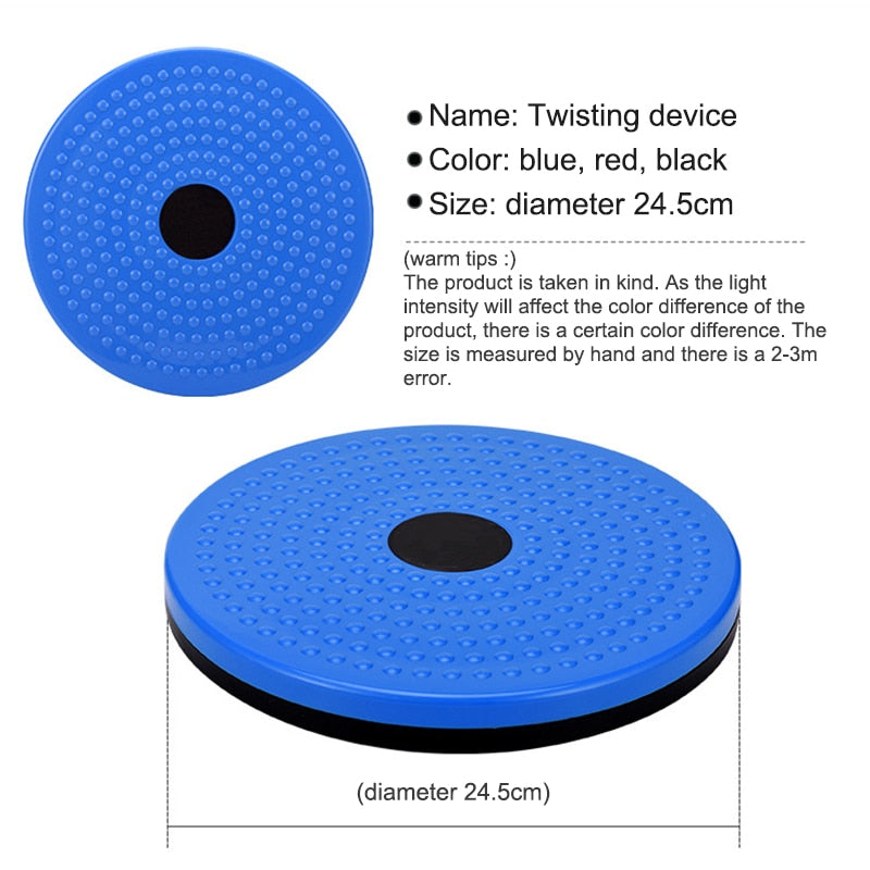 Waist Slimming fitness Disc Balance Board. Sports Magnetic Massage Plate. Wobble Waist Twisting Disc; good for a home gym. - twobusybodies