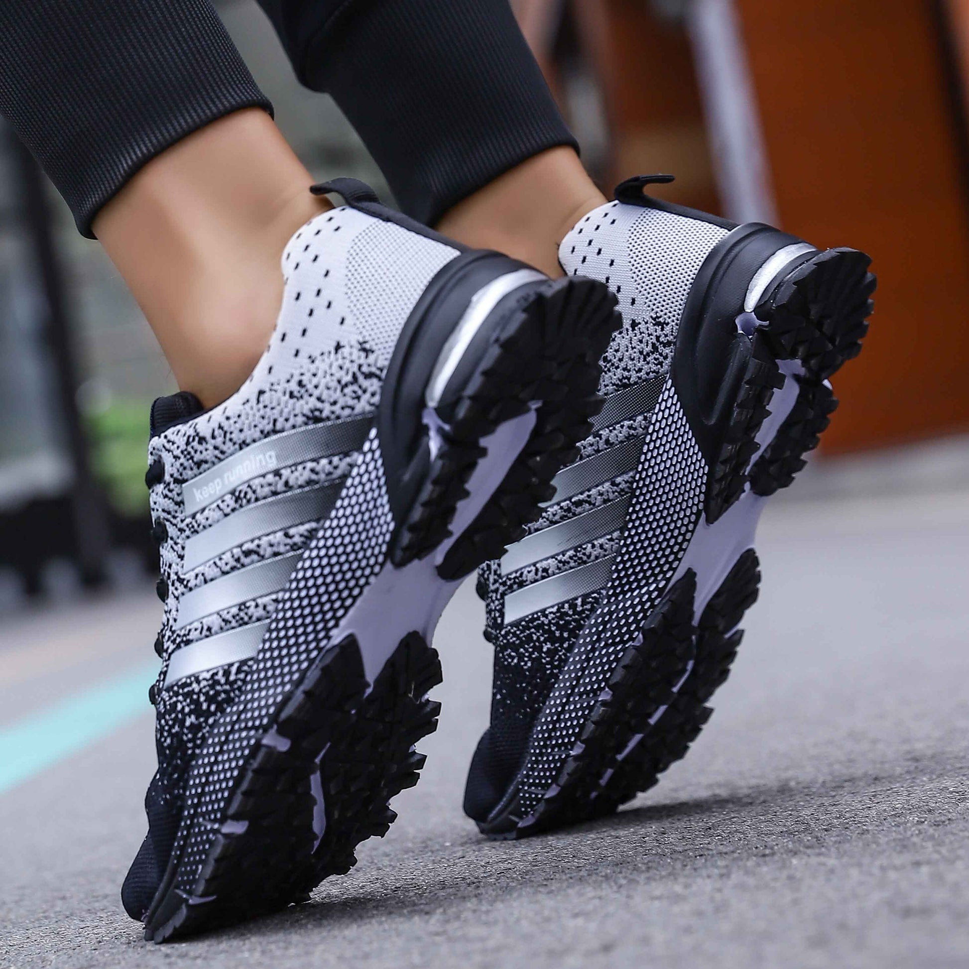 Women And Men Soft Running Footwear. Lightweight, Breathable, Massaging sneakers. good for Outdoor Jogging, Walking, and  Athletic Training - twobusybodies