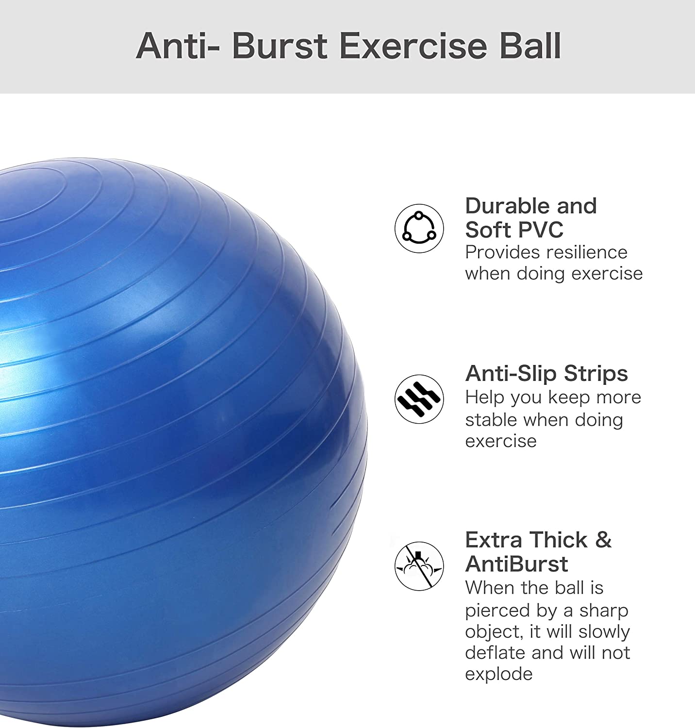 Yoga balance Balls. Used for stretching, a chair of some kind, relaxation, and support for pregnancy. - twobusybodies