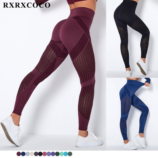 RXRXCOCO  Women Push Up Seamless Leggings