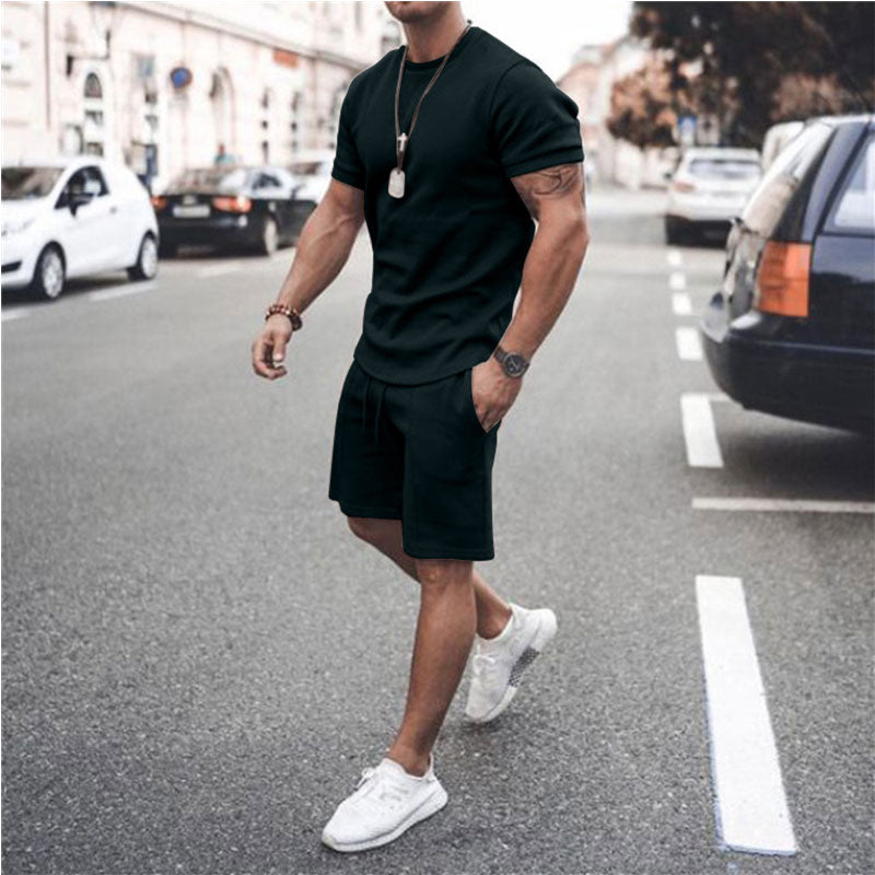 Men Casual Summer Shorts Set