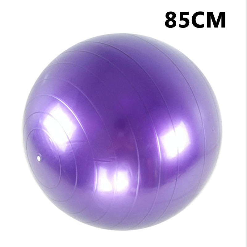 Yoga balance Balls. Used for stretching, a chair of some kind, relaxation, and support for pregnancy. - twobusybodies