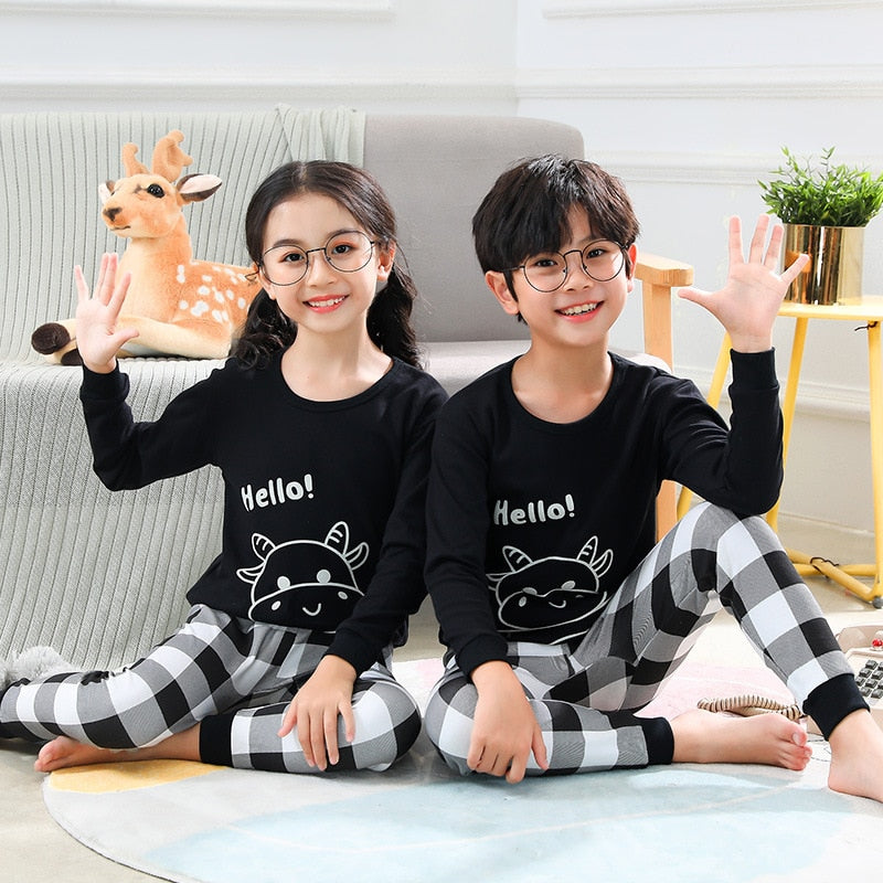 Boys/Girls Totoro Cotton Pajamas set