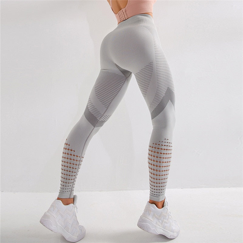 Hollow Seamless Butt-Lifting Leggings