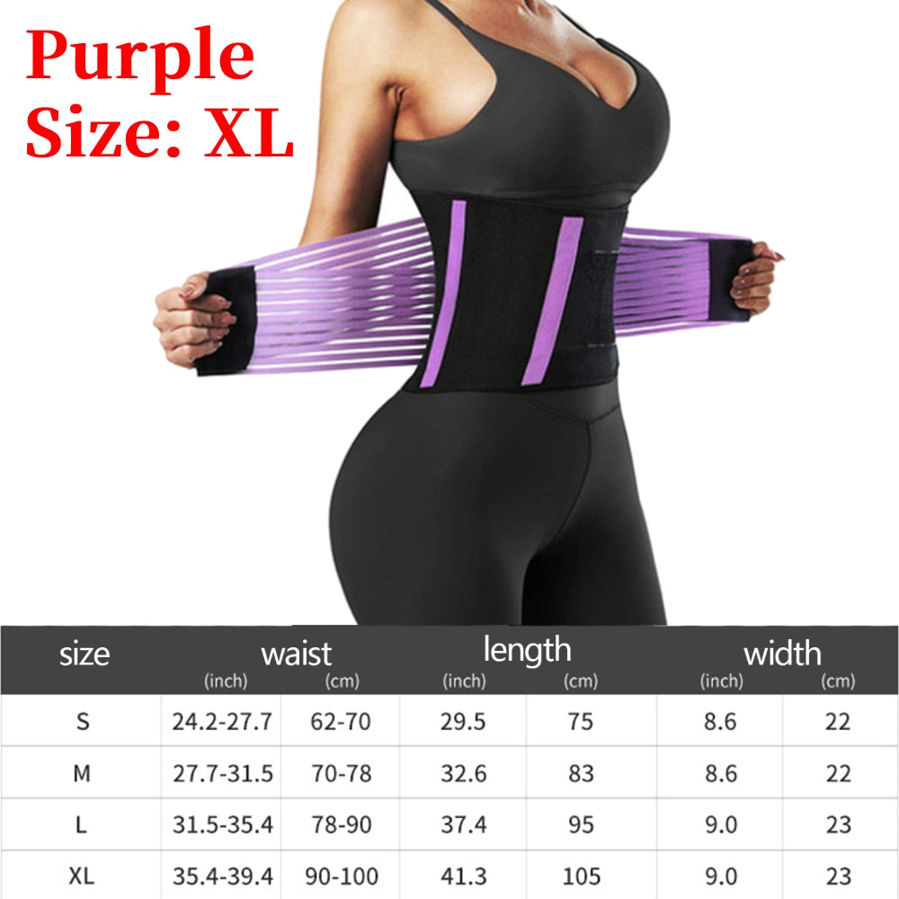 Shaping Waist trainer. Slim Sporty Girdle Corset made of Breathable, Stable, Flexible material. Guaranteed to loos some inches. - twobusybodies