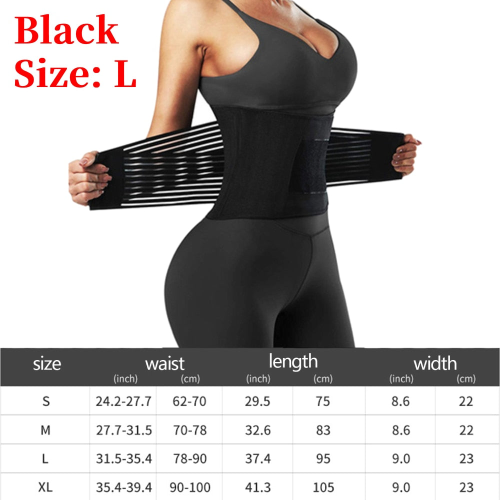 Shaping Waist trainer. Slim Sporty Girdle Corset made of Breathable, Stable, Flexible material. Guaranteed to loos some inches. - twobusybodies