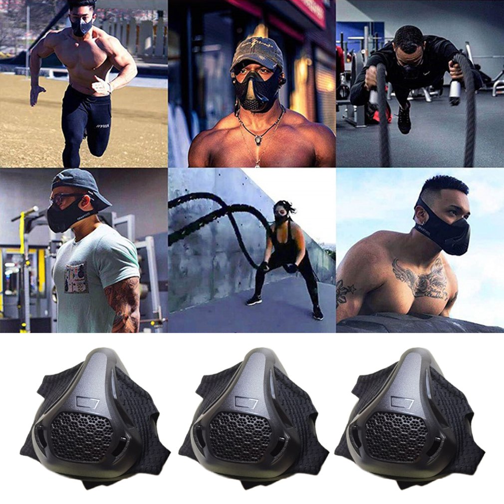 Oxygen Barrier Sports Mask. Running Plateau,  high Altitude Riding Training Mask. - twobusybodies