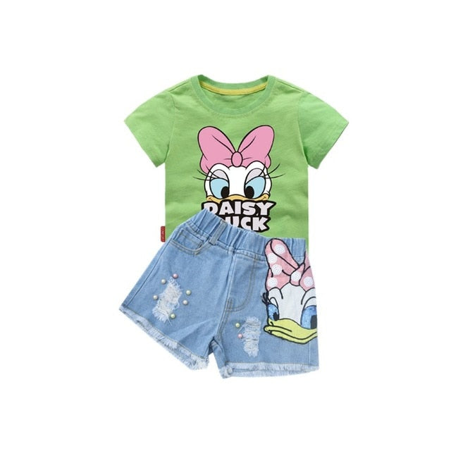 Girls Cartoon Donald Duck 2 PC set