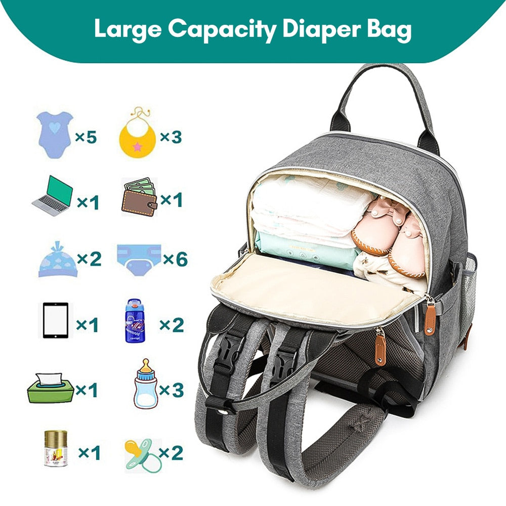 Mummy Maternity Large Capacity Diaper Backpack