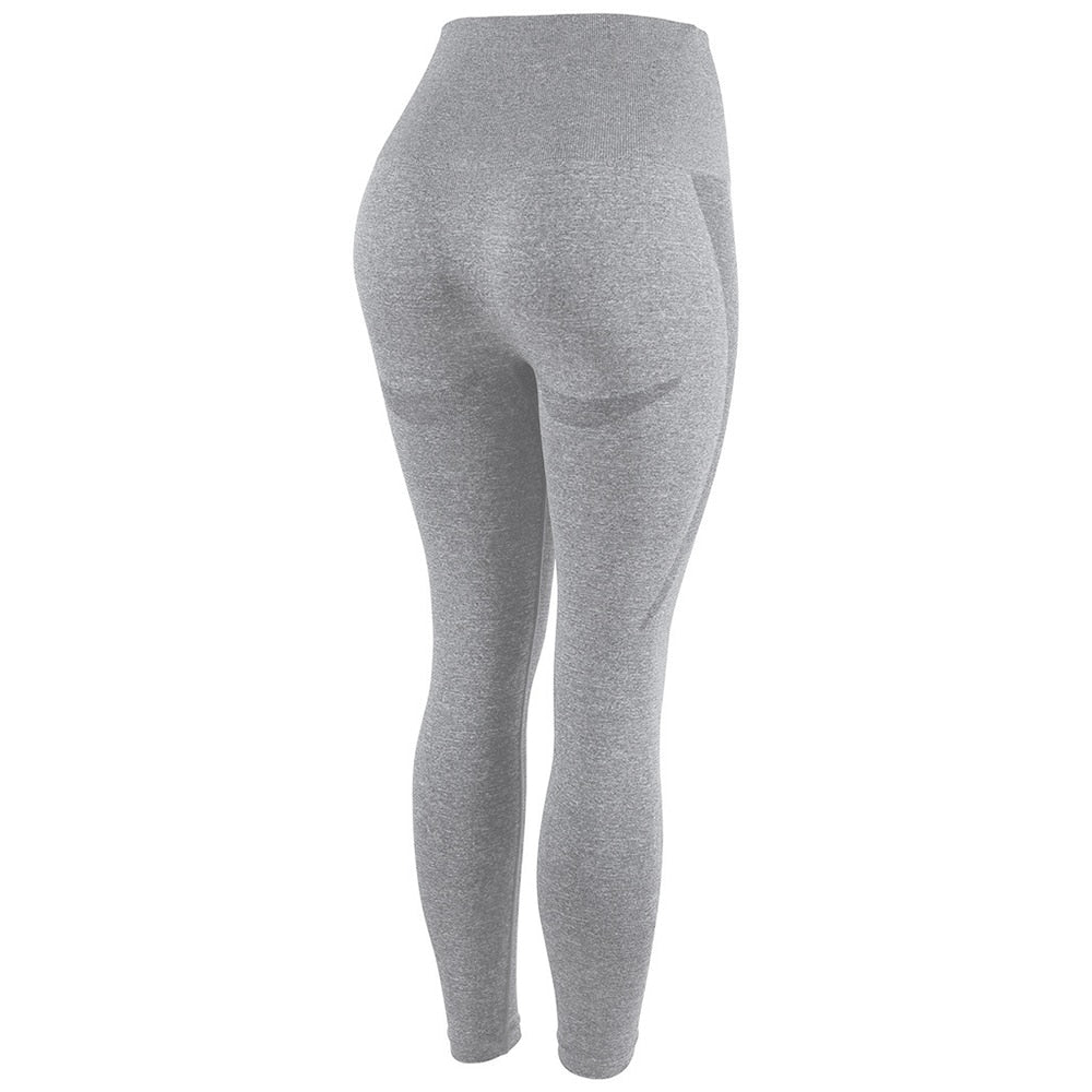 High Waist Seamless Push-Up Leggings.  Squat Proof Workout Sportswear. - twobusybodies