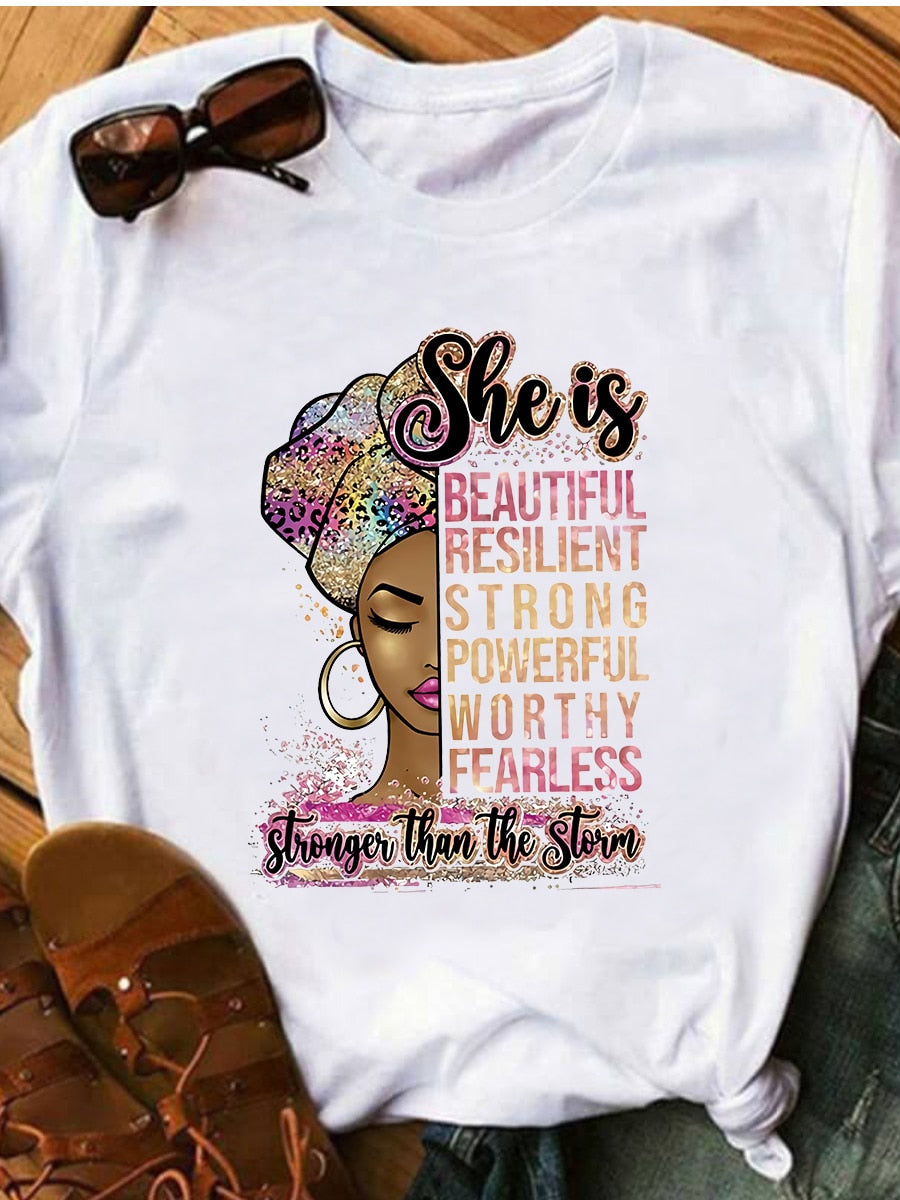 LW Figure She is Print T-shirt