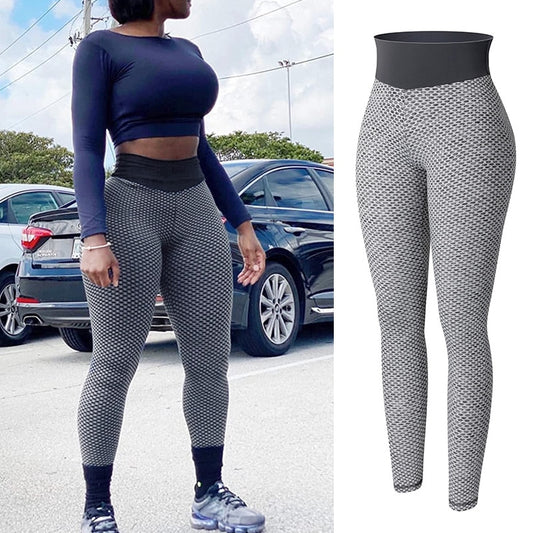 Women Seamless Push-Up Leggings. Scrunch Butt Lifting, High Waist, Ruched Hip Enhancer, and Anti Cellulite activewear. - twobusybodies